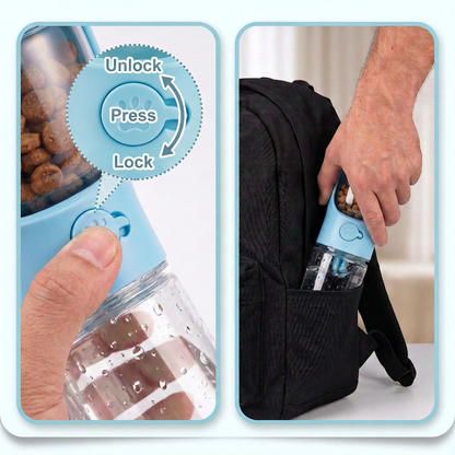 Portable Pet Water & Food Bottle