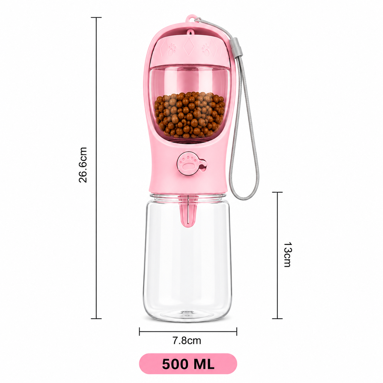 Portable Pet Water & Food Bottle